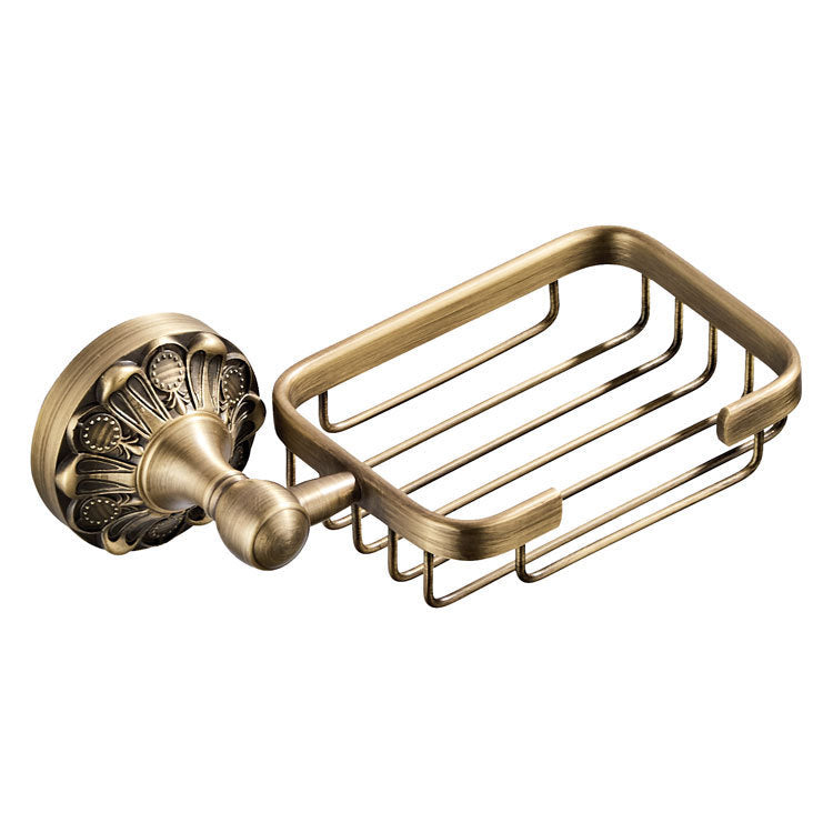 Copper Material Bathroom Hardware Pendant Retro Bronze Soap Dish