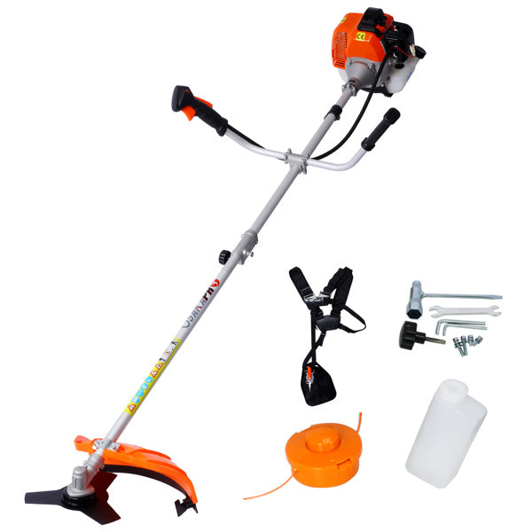 52cc Lawn Mower Gasoline Powered Lawn Mower, 2-in-1 Lawn Mower With 10 Inch Lawn Mower, Rubber Handle And Shoulder Strap, Banned Platform Temu
