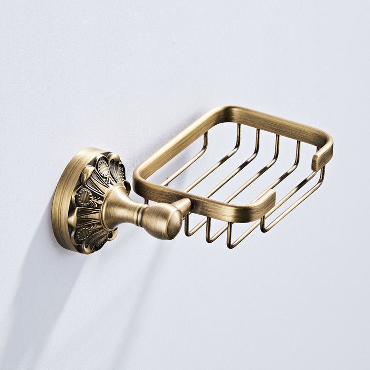 Copper Material Bathroom Hardware Pendant Retro Bronze Soap Dish